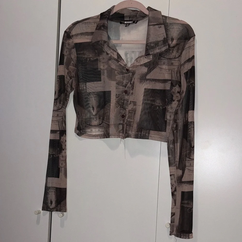 Sheer Button-Up - Picture 1 of 4